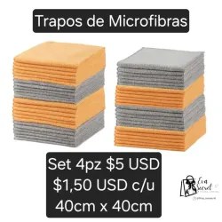 Trapos de microfibras