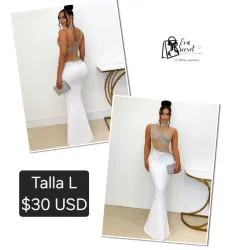 Vestido larga de mujer talla L