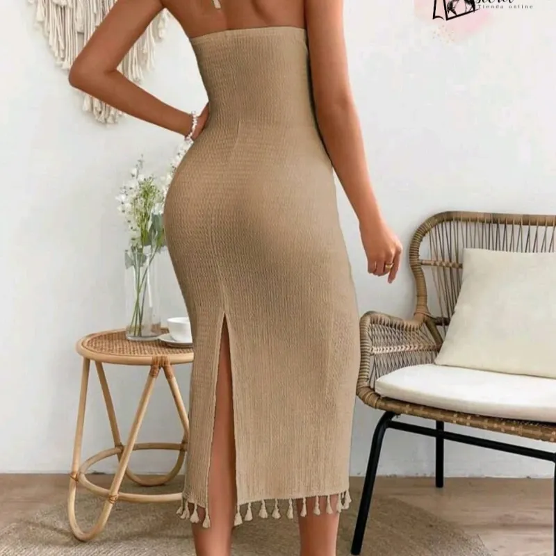 Vestido largo de playa talla M