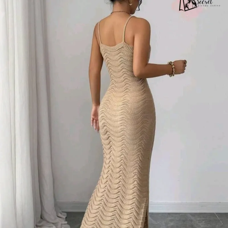 Vestido largo de playa talla L