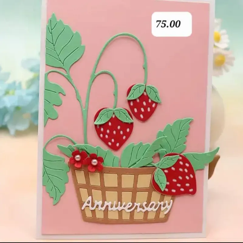 Fresas y hojas 