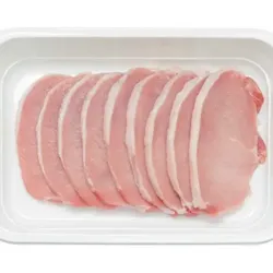 Bandeja de bistec de cerdo