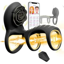 🔥 Anillo Vibrador multifuncional placer para ambos🔥