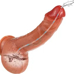 Dildo realista de 8 pulgadas y varias funciones 💧