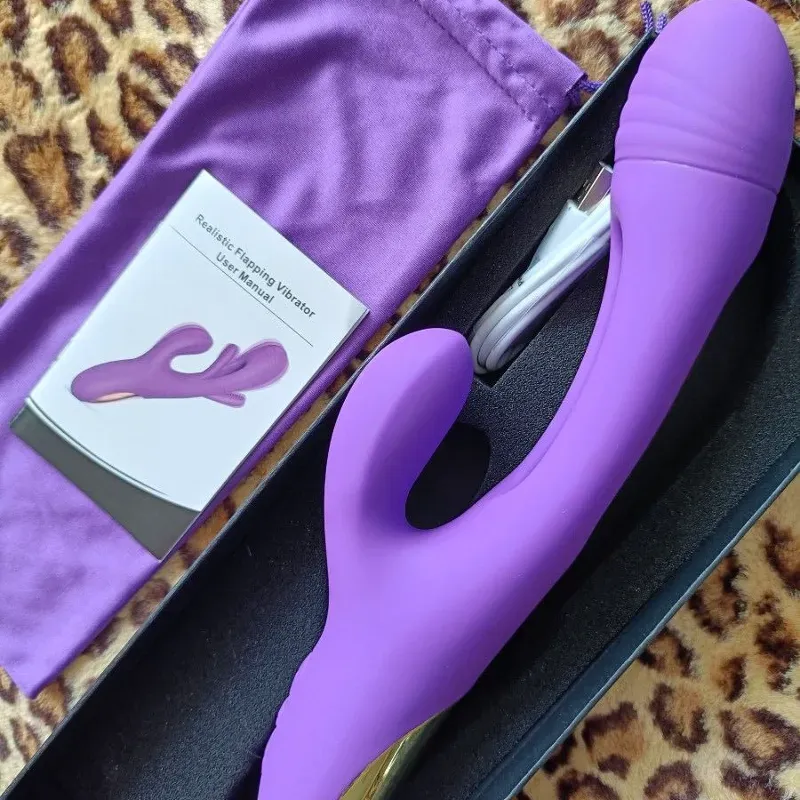 Elegante y potente vibrador premium 2 en 1 💜