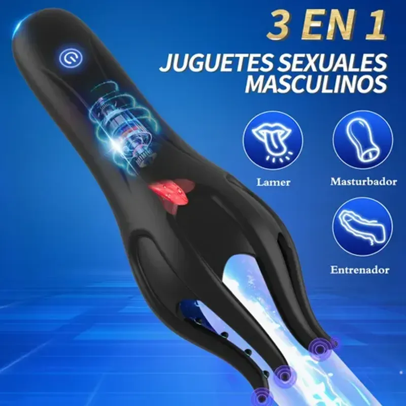 Estimulador automático 3 en 1 pro ⚡