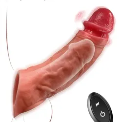 🔥 Extensor Vibrador con Control Remoto – “Placer Pro” 🔋📱