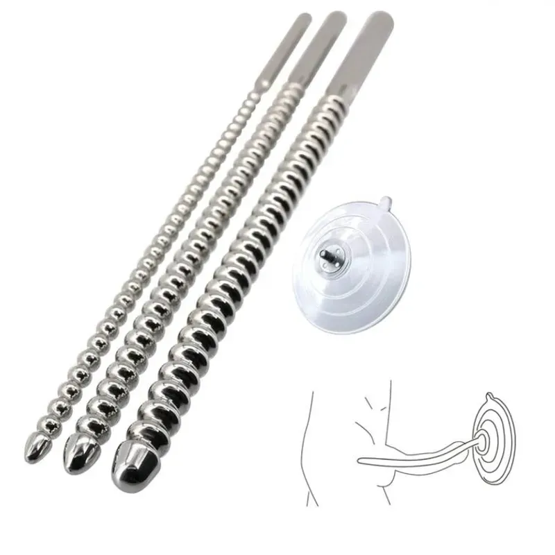  Kit de Exploración Uretral de Acero Inoxidable para una nueva experiencia (3 piezas)