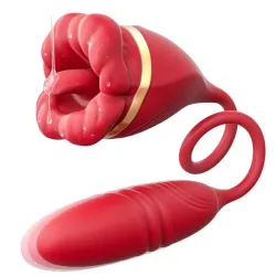 🔴👅 LamiRed – potente Lengua Vibradora 3 en 1