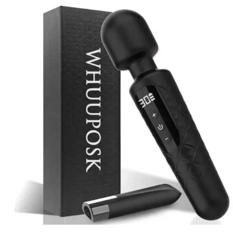 🔥 Micrófono Vibrador WHUUPOSK GAMA ALTA con mini bala extra de 30 modos – Potencia y Discreción al Alcance de tu Mano🔥