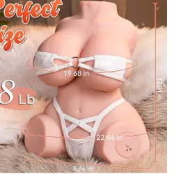 🔥Muñeca ultra realista diseño 3D y vibratoria🔥