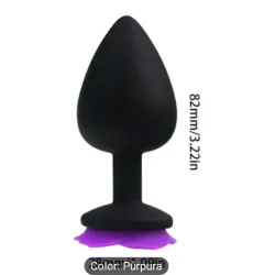 Plug Anal estilo rosa púrpura