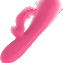 🐇Vibrador 2 en 1 elegante multifunción " doble motor "🔥