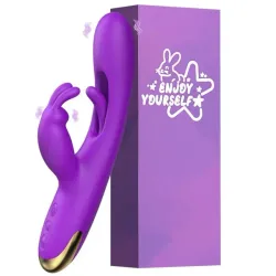 💜 Vibrador Doble "Bunny Touch" – Placer y Estilo en un Solo Diseño