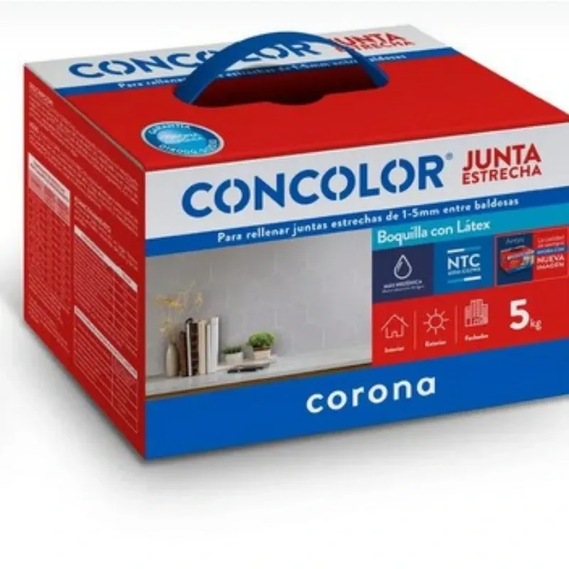 Cemento Súper Blanco Corona Concolor 5kg