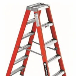 Escaleras metalicas de 8 y 12 pasos