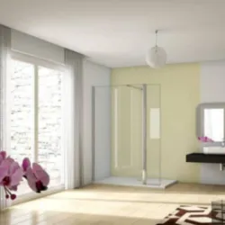 PAÑO FIJO CON PUERTA ABATIBLE