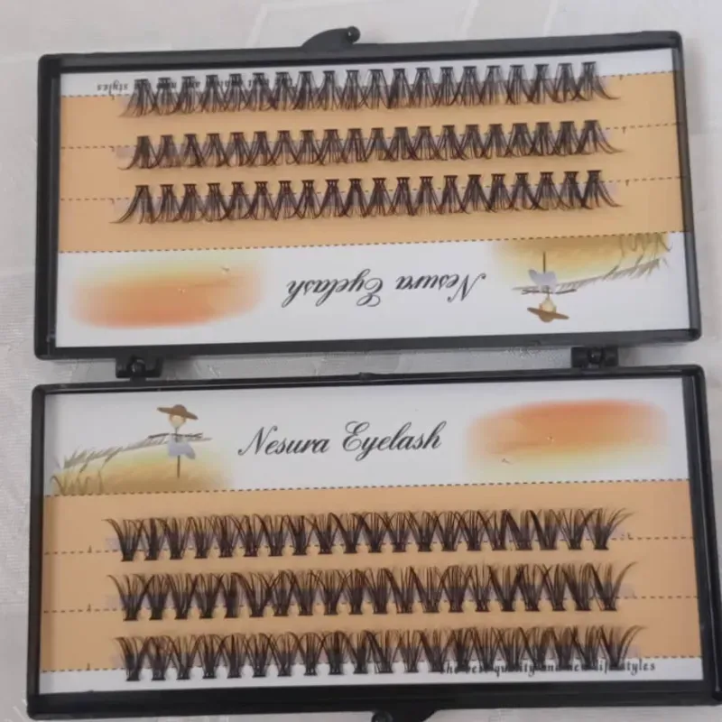 Extensiones de pestañas grupales volumen ruso 