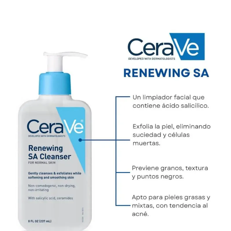 Gel limpiador CERAVE 