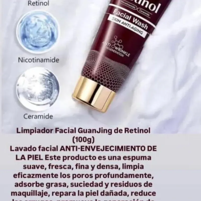 Limpiador facial Retinol 