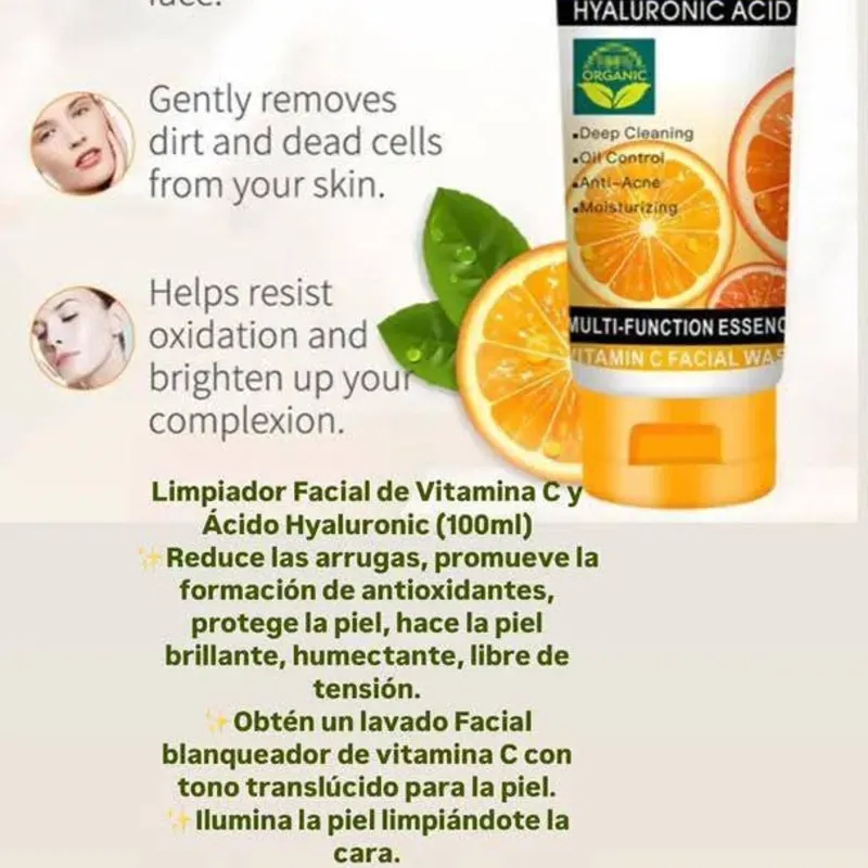 Limpiador facial Vitamina C