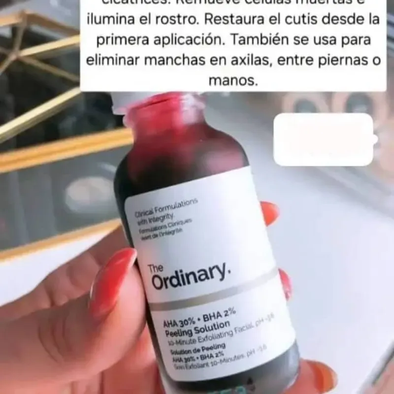 Peeling The ordinary 