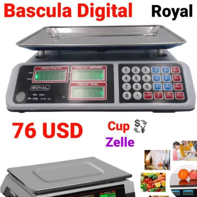 Bascula digital en USD 