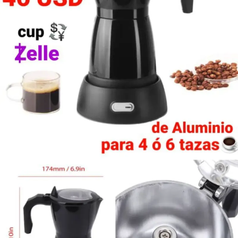 Cafetera electrica en USD