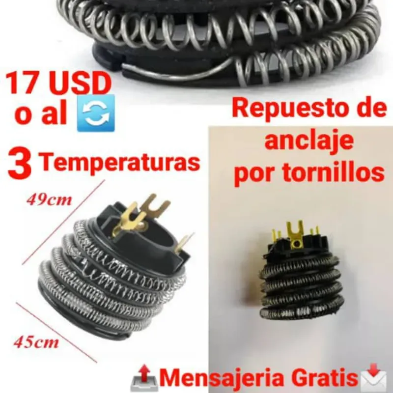 Resistencia para ducha en USD