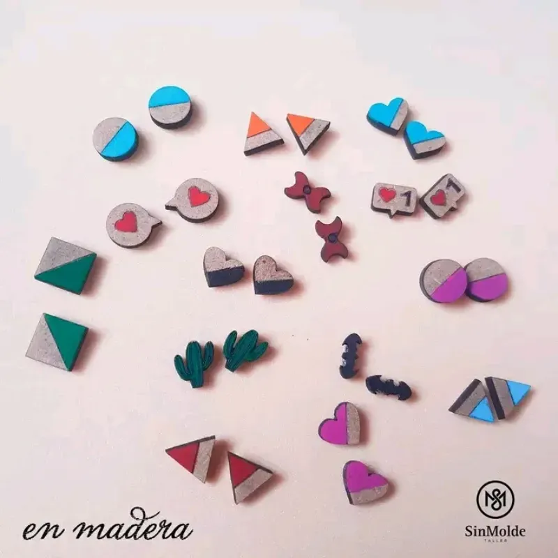 Aretes cortos