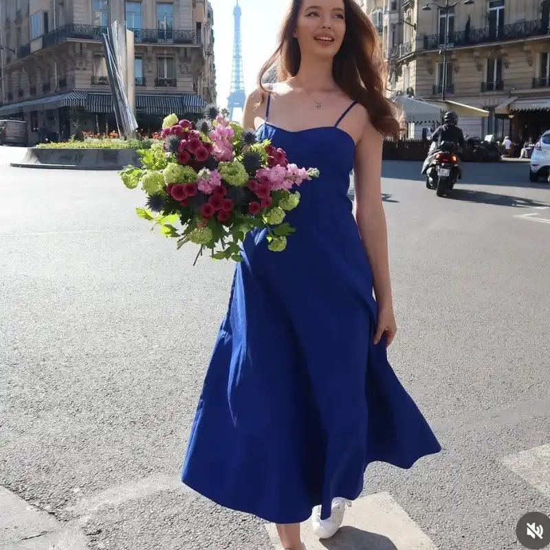 Vestido Poplin Midi