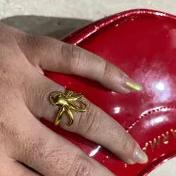 Anillos ajustables dorado pulpito