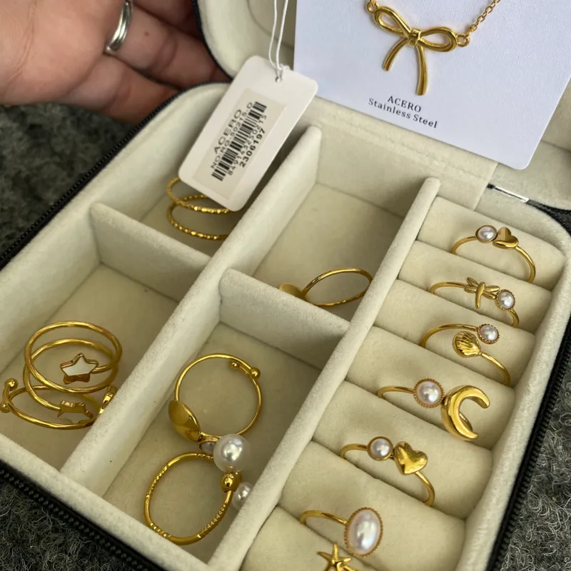 Anillos ajustables estrella