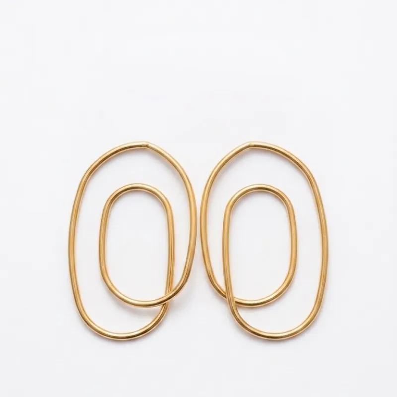 Aretes circulantes (dorados)