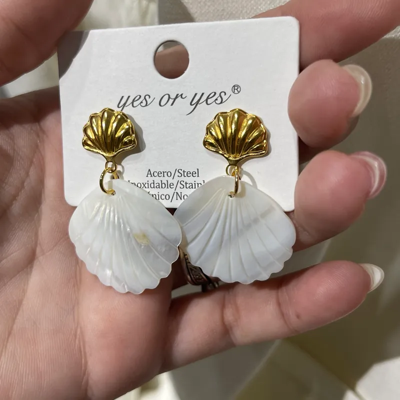 Aretes Conchas