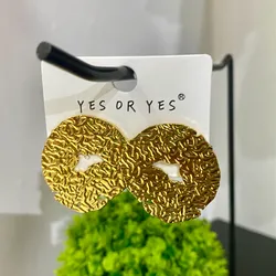 Aretes Estilo Papel arrugado