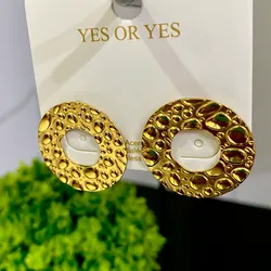 Aretes Gotas Redondos 
