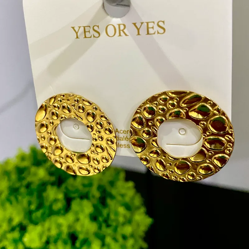 Aretes Gotas Redondos 