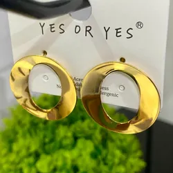 Aretes Redondos Huecos 