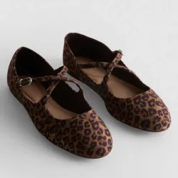 Balerina Tiras Cruzada Animal Print