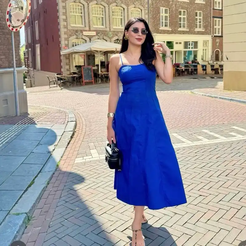 Vestido Poplin Midi