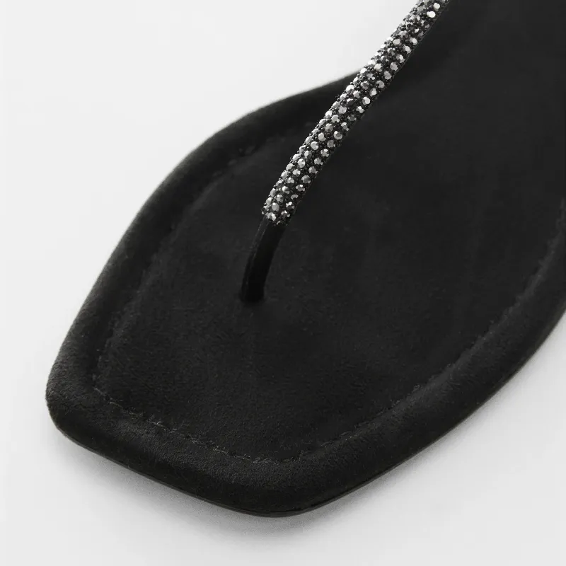 BELLES - Sandalias de dedo - black