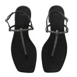 BELLES - Sandalias de dedo - black
