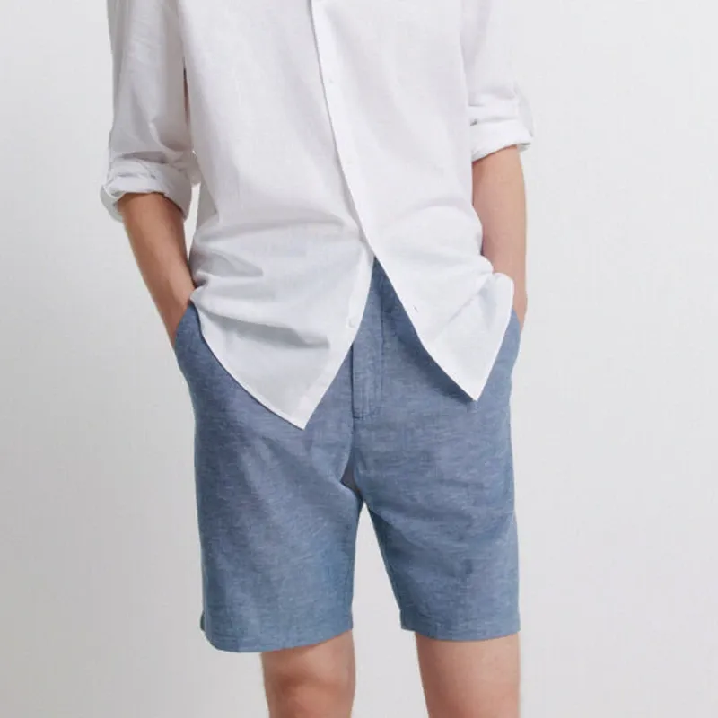 Bermuda lino comfort slim fit