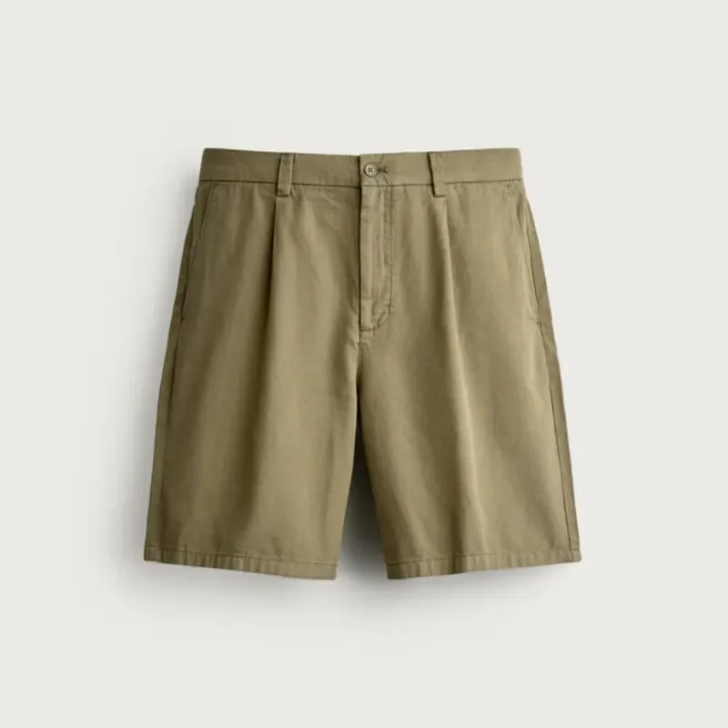 Bermuda Pliegues Regular Fit