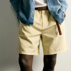 Bermuda Pliegues Regular Fit