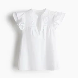 Blusa en bordado inglés 