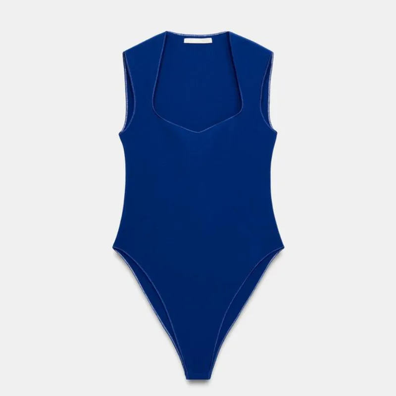 Body Elástico Escote Cuadrado