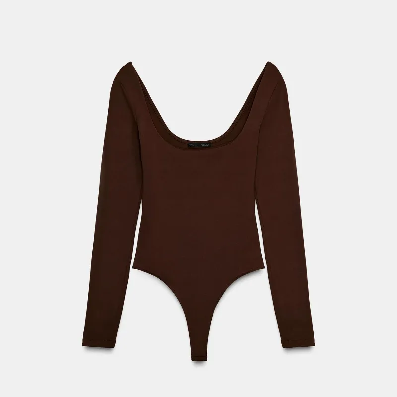 Body Escote Poliamida