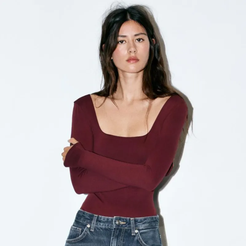 Body Escote Poliamida